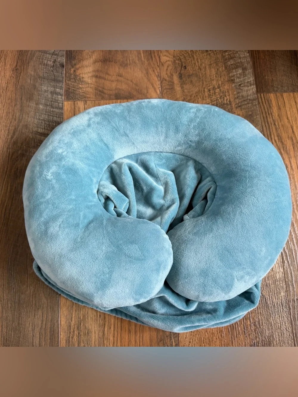 Snorlax Pokemon travel pillow with hood